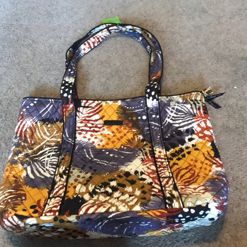 Vera Bradley Painted Feathers tote bag